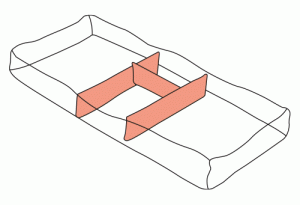 一般的な枕の内部構造